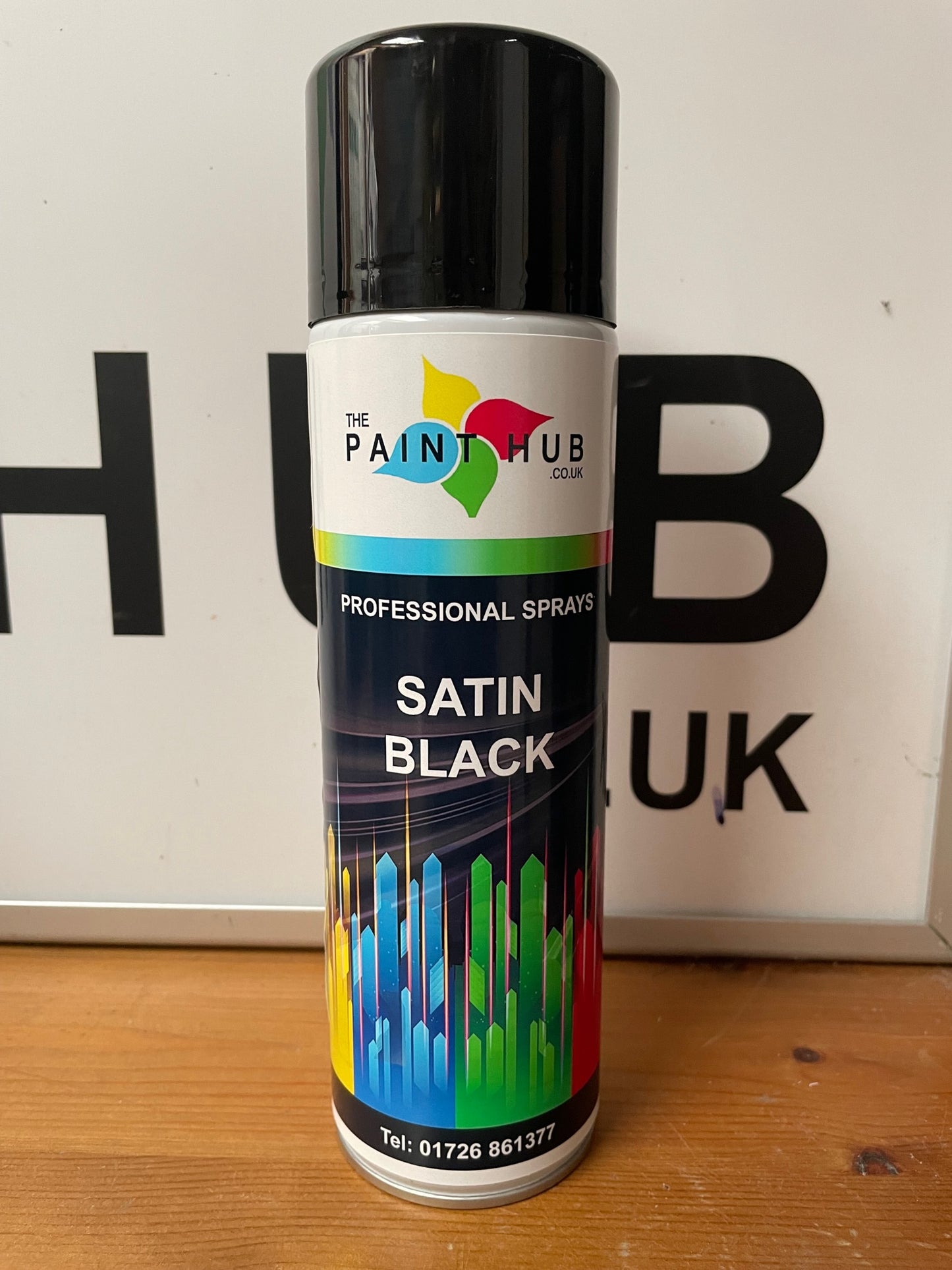 Professional Spray Paint  500ml Aerosol Gloss/Matt/Satin Black