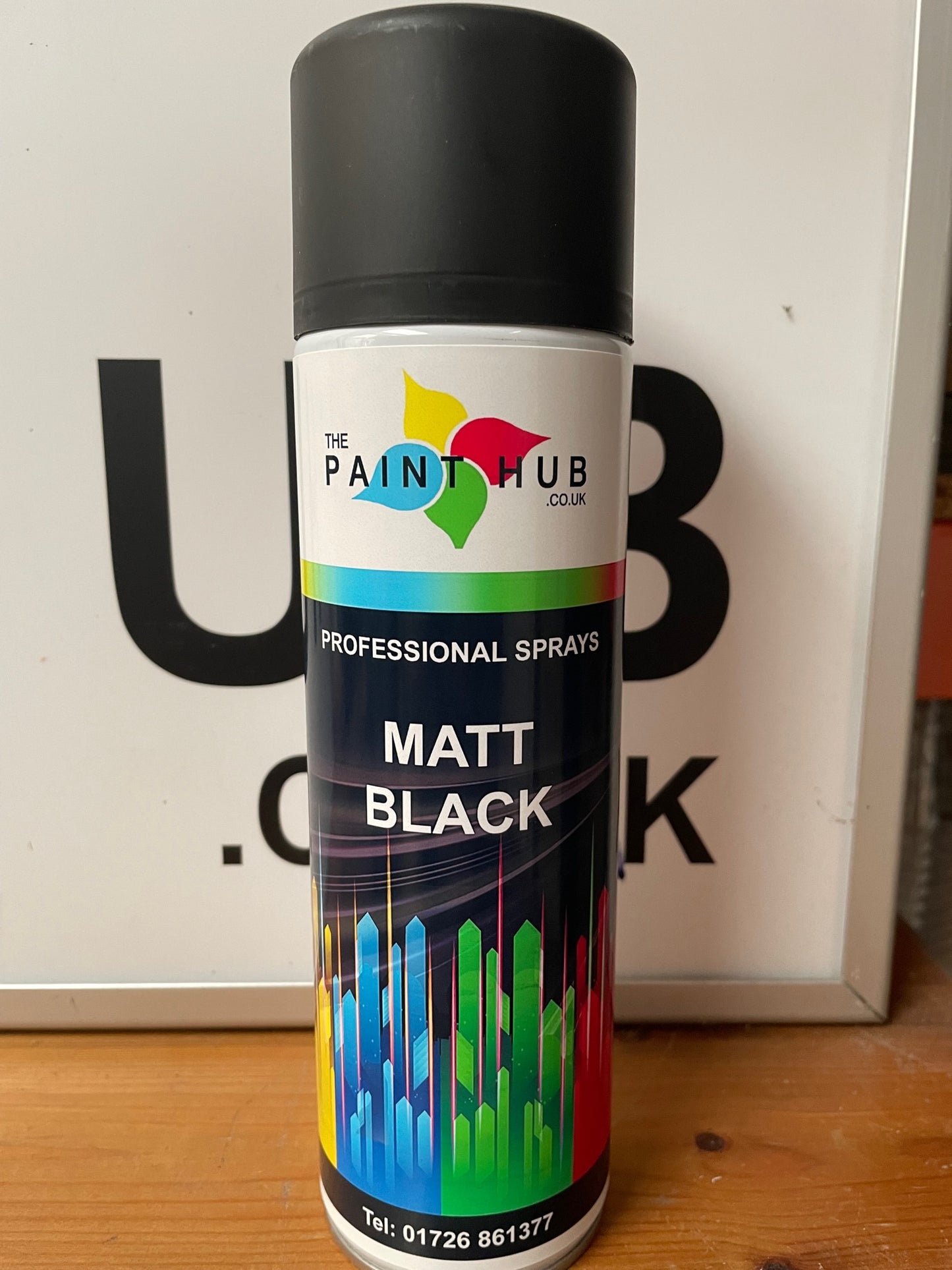 Professional Spray Paint  500ml Aerosol Gloss/Matt/Satin Black