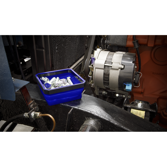 Sealey Collapsible Magnetic Parts Tray Set (3pc)