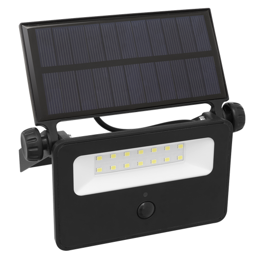 Sealey 16w SMD LED Extra Slim Solar Floodlight with wall bracket