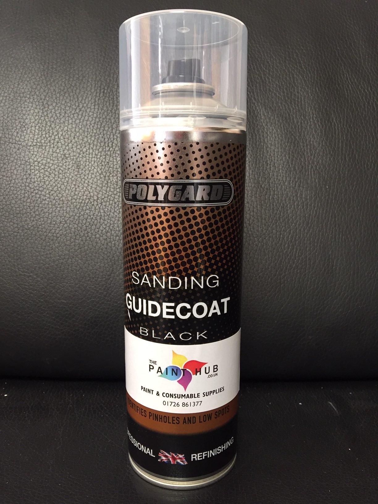 Polyguard Sanding Guidecoat Black 500ml Aerosol