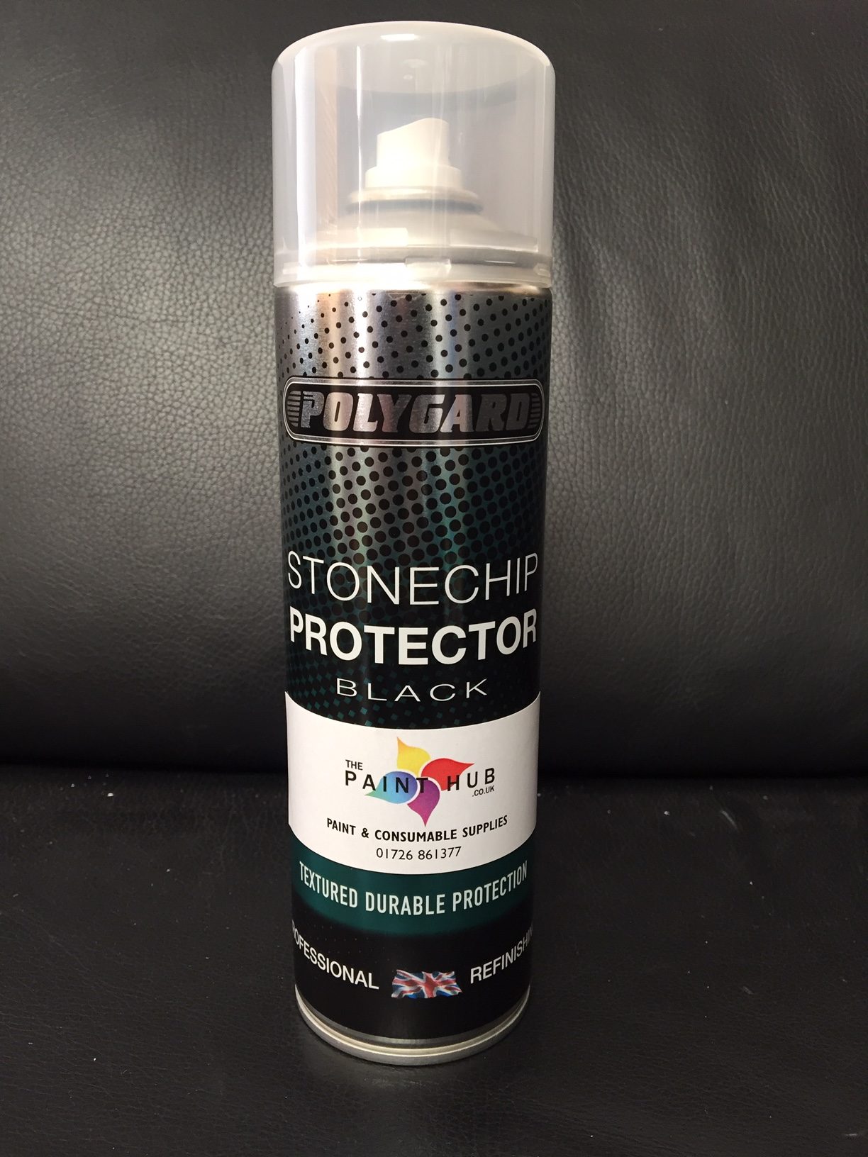 Polyguard Stonechip Protector Black 500ml Aerosol