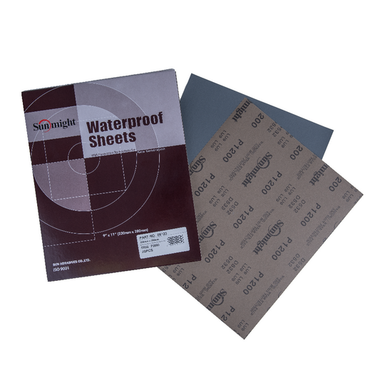Sunmight Waterproof Wet & Dry Sanding Sheets (50 Pack)