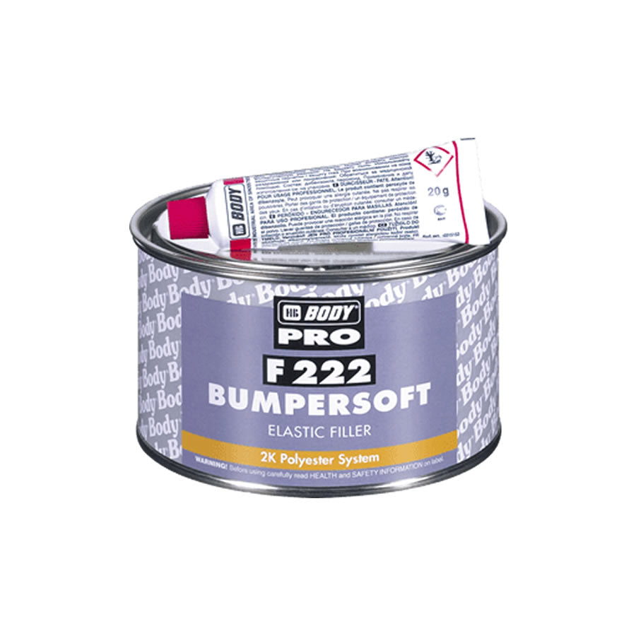 HB Body 211 Bodysoft Polyester Elastic Filler 2K Car Body Filler 1KG