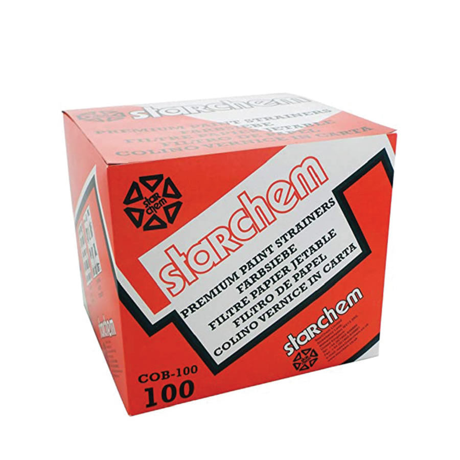 Starchem Plastic Paint Strainers (100 Pack) COB-100