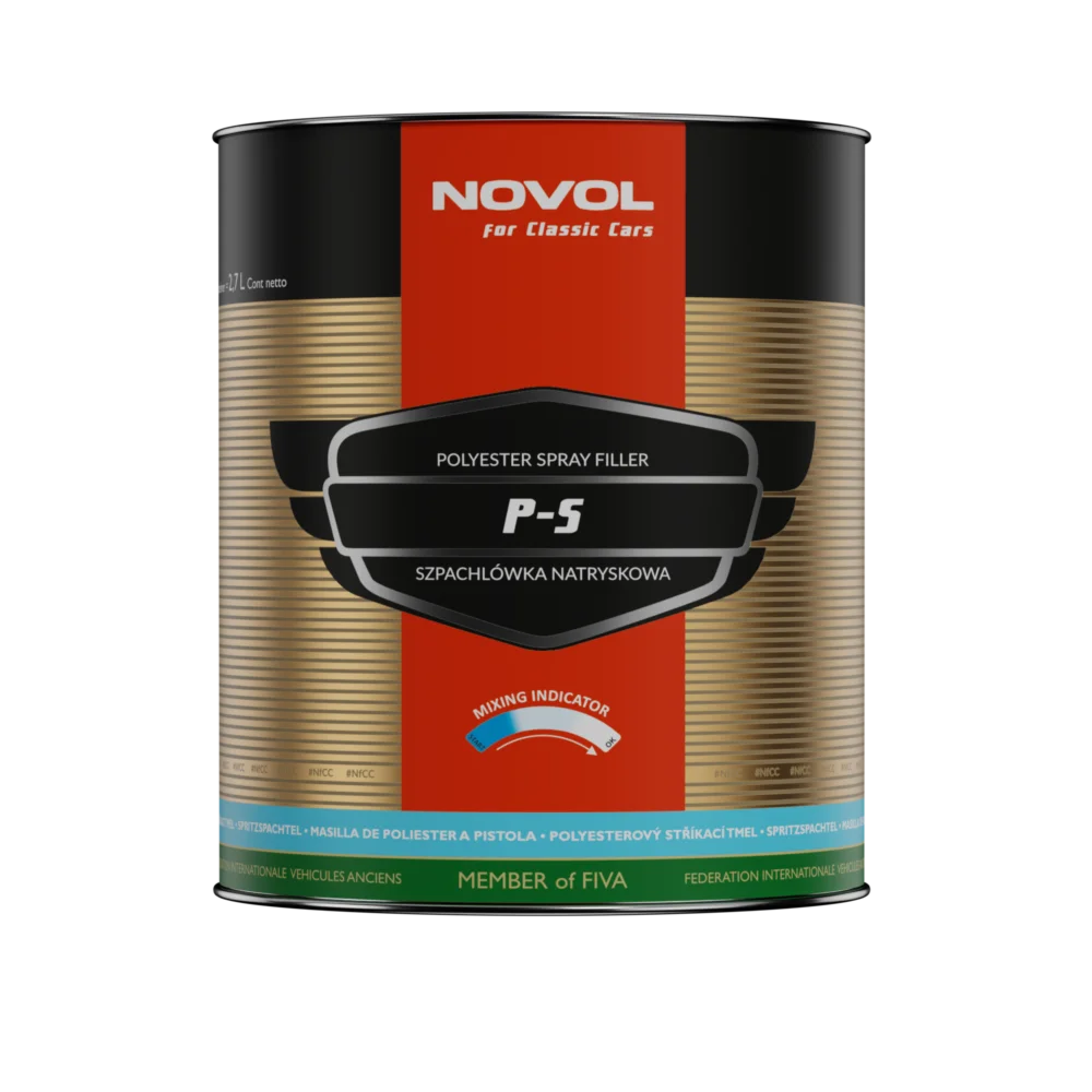 NOVOL P 5 SPRAY FILLER KIT INCLUDING HARDENER & THINNERS 2.7L