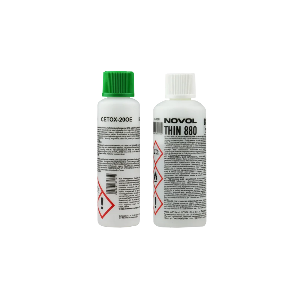 NOVOL P 5 SPRAY FILLER KIT INCLUDING HARDENER & THINNERS 2.7L