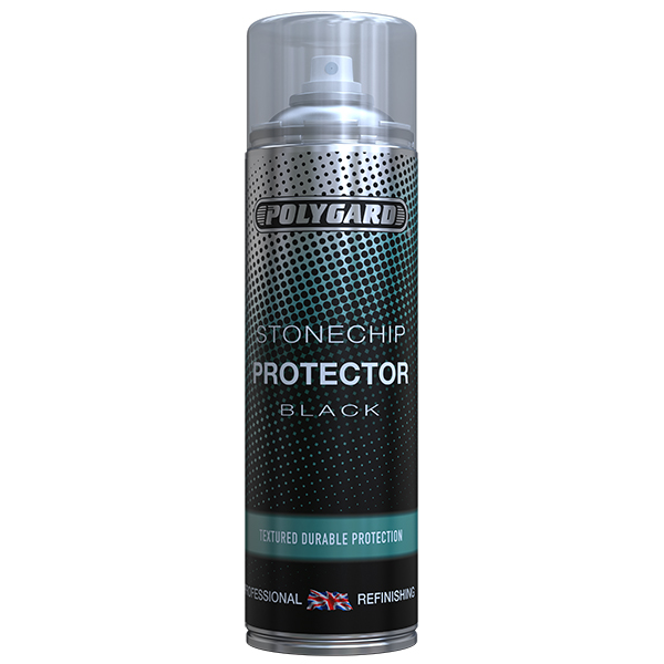 Polyguard Stonechip Protector Black 500ml Aerosol