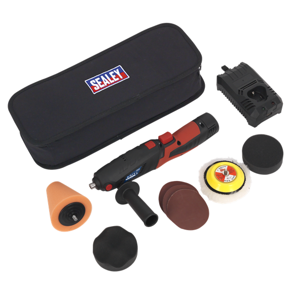 Sealey 12V Cordless Mini Sander/Polisher Kit