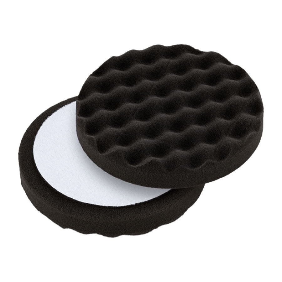 Starchem Soft Black Waffle Polishing Foam Pad 150mm 20b 10r Black