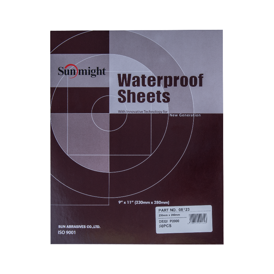 Sunmight Waterproof Wet & Dry Sanding Sheets (50 Pack)