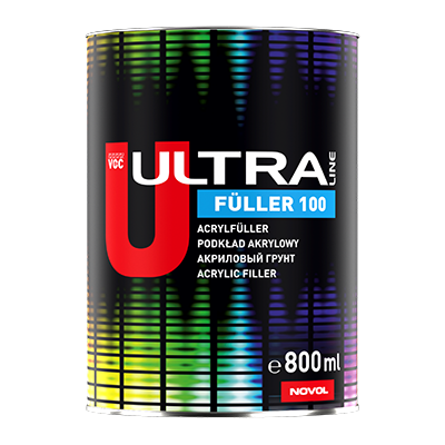 Novol Ultra Line Filler 100 Acrylic Primer 5+1 White/Grey/Black 0.8L